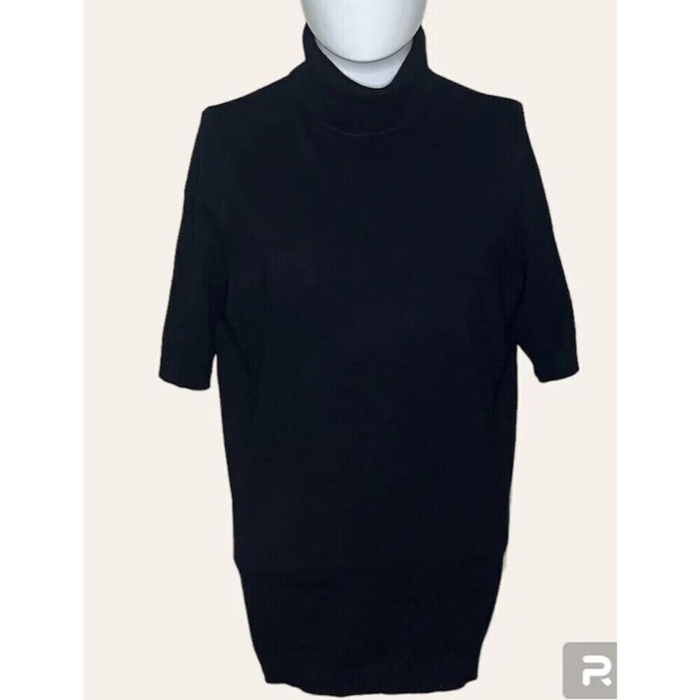 Lane Bryant Sweater Black Cowl Neck Pullover Size 22/24